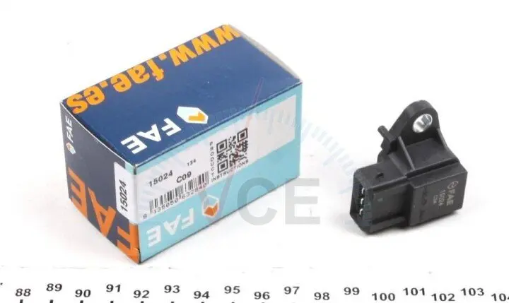 Фото 1 - Датчик, давление во впускном газопроводе FAE 15024 Датчик, давление во впускном газопроводе FAE 15024 (фото 1)