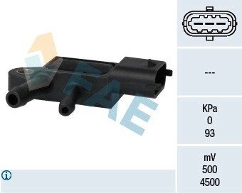 Датчик, давление выхлопных газов FAE 16106