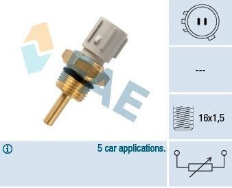 Датчик, температура охолоджувальної рідини FAE 32590