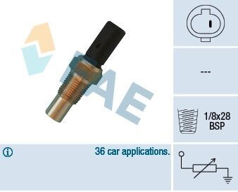 Датчик, температура охолоджувальної рідини FAE 32650