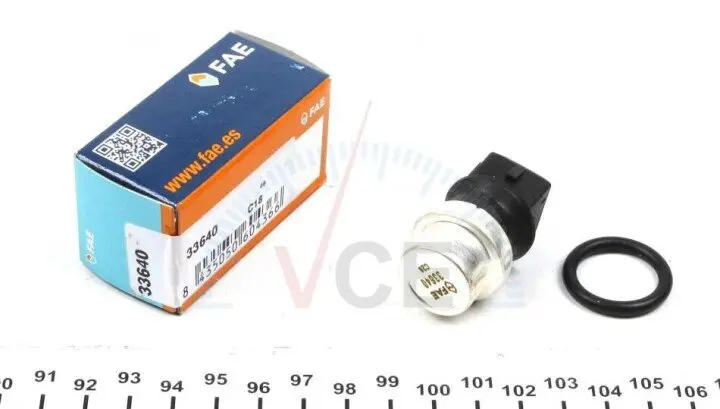 Датчик, температура охлаждающей жидкости; датчик, температура охлаждающей жидкости FAE 33640 (фото 1)