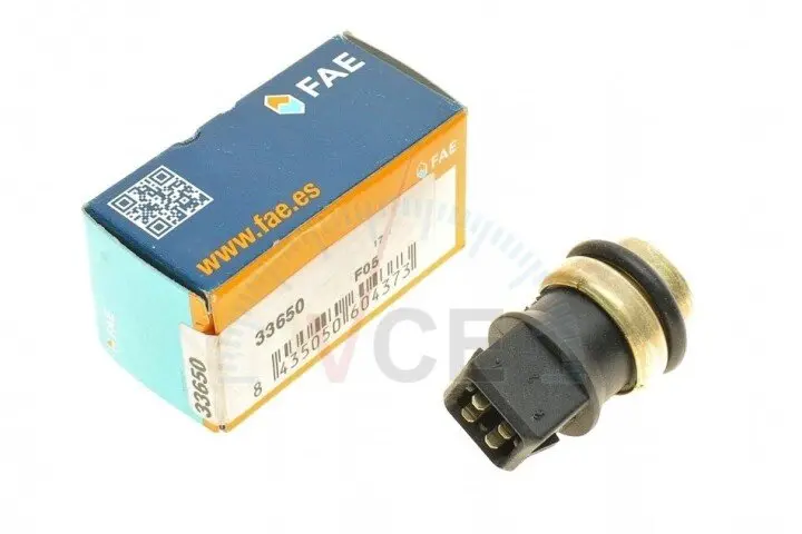 Датчик, температура рідини, що охолоджує; датчик, температура охолоджувальної рідини FAE 33650 (фото 1)