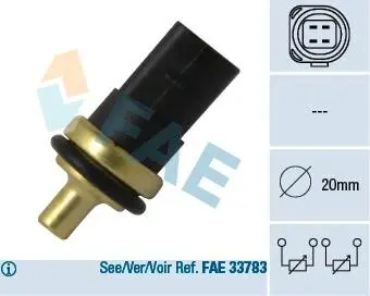Датчик температури води vw FAE 33781