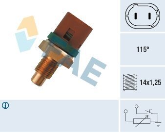 Датчик, температура охолоджувальної рідини FAE 34230