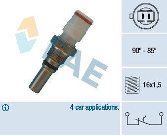 Термовыключатель, вентилятор радиатора FAE 36570