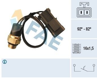 Термовыключатель, вентилятор радиатора FAE 37540