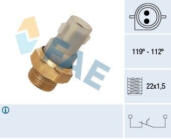 Термовыключатель, вентилятор радиатора FAE 37700