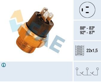 Термовыключатель, вентилятор радиатора FAE 37800