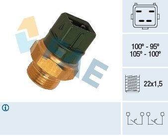 Термовыключатель, вентилятор радиатора FAE 38010