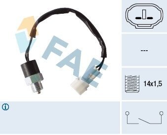 Вимикач, фара заднього ходу FAE 40760