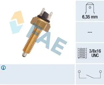 Выключатель, фара заднего хода FAE 40960