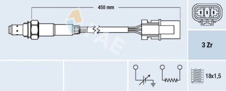 Лямбда-зонд FAE 77122