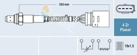Лямбда зонд FAE 77148