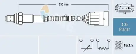 Лямбда зонд FAE 77223