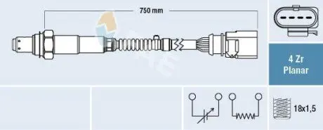 Лямбда-зонд FAE 77901