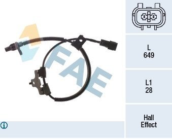 Датчик абс FAE 78496