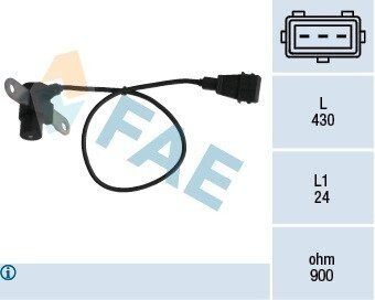 Датчик імпульсів, датчик частоти обертання, керування двигуном FAE 79032