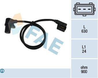 Датчик імпульсів, датчик частоти обертання, керування двигуном FAE 79036