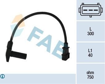 Датчик імпульсів, датчик частоти обертання, керування двигуном FAE 79096