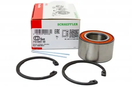 Комплект подшипника ступицы колеса Ascona, Astra F, Corsa A, Kadett FAG 713 6441 60