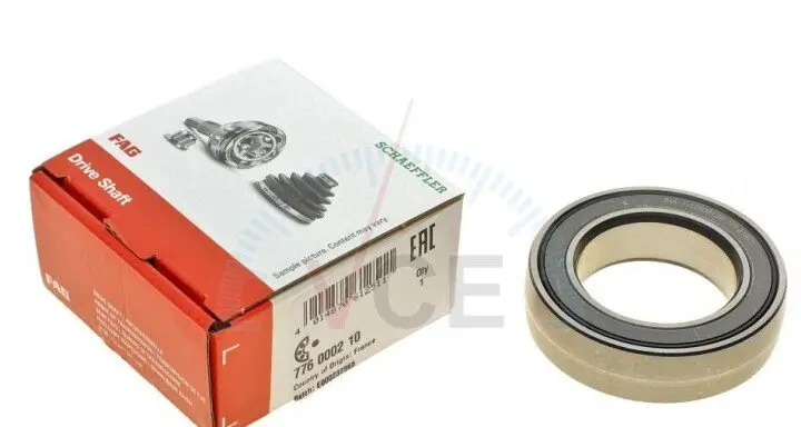 Підшипник підвісний ford transit 00-fwd/connect 02-(45x75x19), f-125091.18 FAG 776 0002 10 (фото 1)