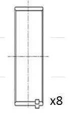 Вкладыши шатунные BMW 3 (E46-E90)-5 (E60) 01-11 N42-N43-N46 (STD) FAI BB2024STD