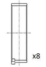 Вкладыши шатунные alfa 156/166 2,4 jtd 97- FAI BB2070STD