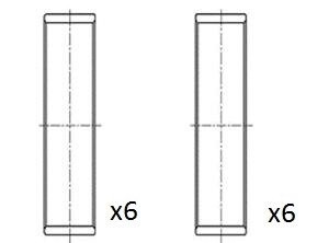 Вкладыши коленвала FAI BB2078-STD