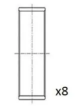 Вкладыши шатунные FAI BB2084025