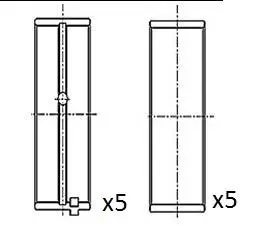 Вкладыши коренные std ford/psa 1.4d/1.6 d 03- FAI BM1023STD