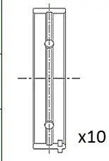 Вкладыши коренные FAI BM1052-020