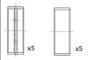 Вкладыши коренные STD Renault 2.0 dCi mot.M9R 7../8.. 1/06- FAI BM1058-STD (фото 1)