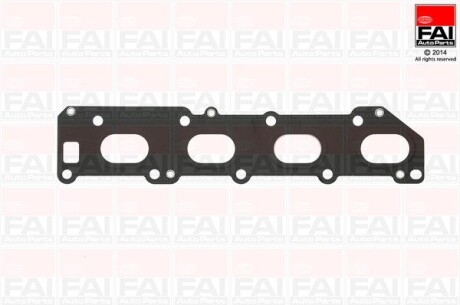 Прокладка ex кол. opel astra h/corsa d 1.2/1.4 09- FAI EM1367