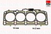 Прокладка г/б audi/vw 1.9sdi/tdi ahf/agr mls mot-2! 1.63mm FAI HG1012A (фото 1)