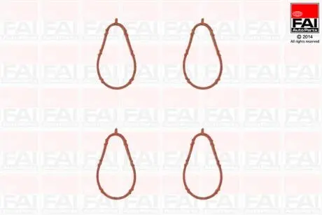 Vw прокладка (к-кт 4шт.!) впускного коллектора passat 2.0 00- FAI IM1024