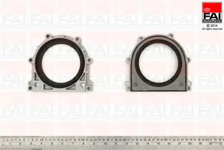 Db сальник коленвала задн. с корпусом (лев.круч.)om601-647 FAI OS864
