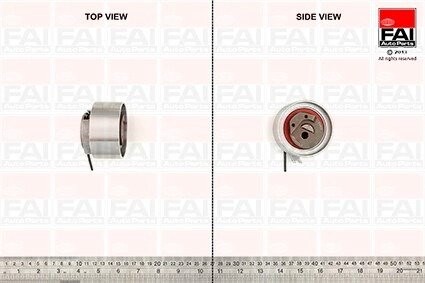 Ролик пояса приводного dodje 2,5crd, chrysler voyager iii 2.5crd 08. FAI T1019