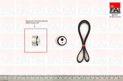 К-т грм (рем.+ролик) citroen ax, saxo, berlingo 1.1 FAI TBK08