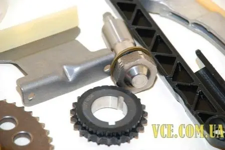 Opel к-кт цепи грм (цепь +3 направляющих + натяжитель +3 шестерни + болты) astra g 2.2 00-, vectra b/c 00- FAI TCK2NG