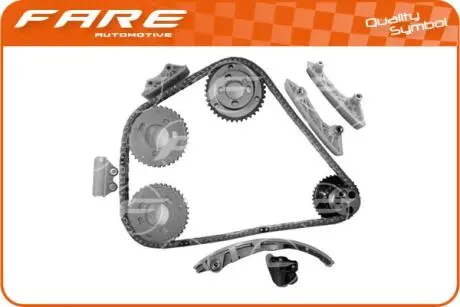 Цепь грм кол-т ford transit 00-06/mondeo iii 00-07 FARE SA 13844