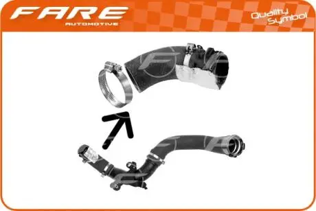 Патрубок part of fare 14974 FARE SA 14972