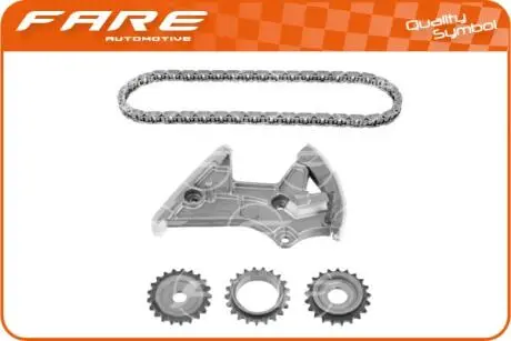 Ланцюг грм кол-т skoda fabia/ roomster 1.4 tdi 03-10/ vw polo 1.4 tdi 99-09 FARE SA 15220