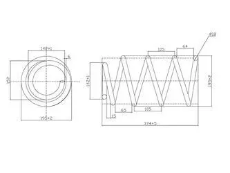Пружини підвіски Fast FT12284K