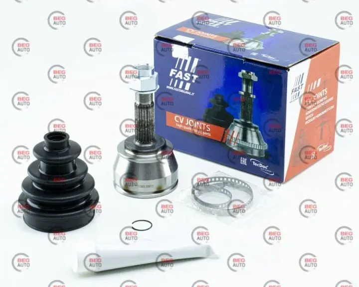 Фото 1 - ШРУС внешний комплект 1.2 8V ft, 1.4 8V ft, 1.6 16V ft, 1.9D ft Fiat Doblo 00-09 Fast FT25065K ШРУС внешний комплект 1.2 8V ft, 1.4 8V ft, 1.6 16V ft, 1.9D ft Fiat Doblo 00-09 Fast FT25065K (фото 1)