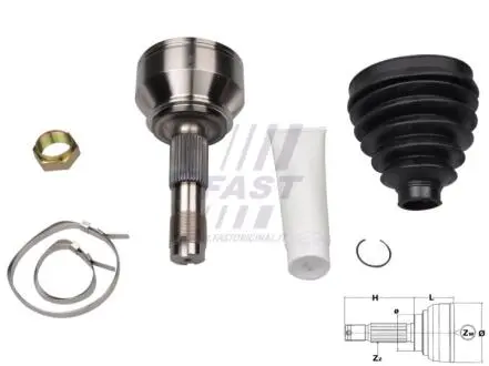 ШРУС внешний комплект Citroen Jumper 06-14, Fiat Ducato 06-14 Fast FT25080K