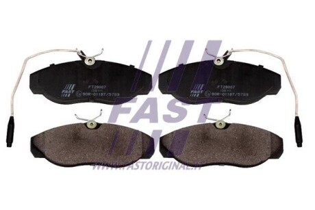 Колодки тормозные дисковые передние CITROEN Jumper 94-02 Fast FT29007