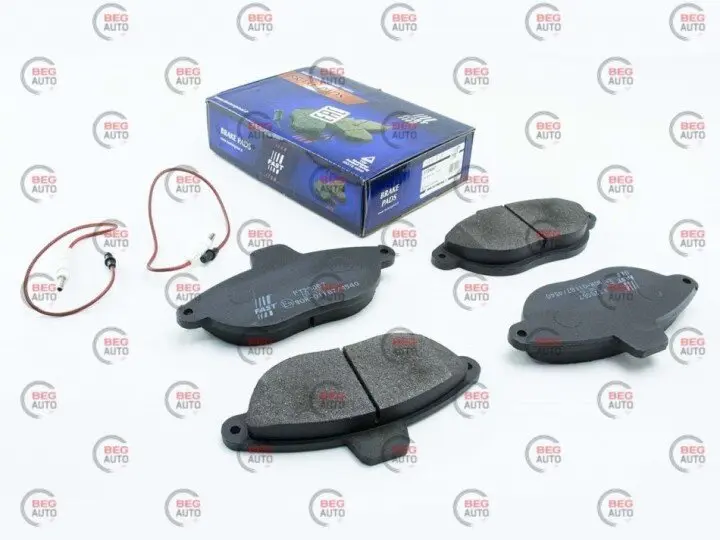 Колодки тормозные дисковые передние комплект CITROEN EVASION (22, U6) 97-02, JUMPY (U6U) 95-06, JUMPY c бортовой платформой/ход Fast FT29067 (фото 1)