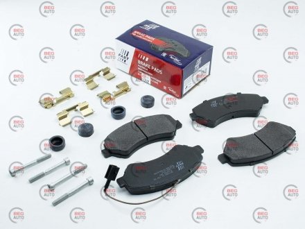 Колодки тормозные дисковые передние CITROEN Jumper 06-14; FIAT Ducato 06-14; PEUGEOT Boxer 06-14 Fast FT29152
