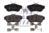 Колодки тормозные дисковые задние CITROEN JUMPY 07-16; FIAT Scudo 07-16; PEUGEOT EXPERT 07-16 Fast FT29154 (фото 1)