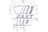 Колодки гальмівні дискові передні комплект CITROEN BERLINGO 96-08,Xsara Picasso 99-10,C3 02-09,Xsara 00-06,C4 04-11,BERLING Fast FT29156 (фото 2)